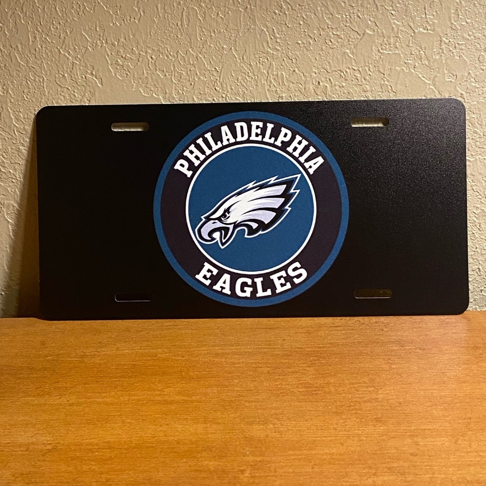 🏈 Philadelphia Eagles Aluminum 6 x 12 License Plate. NWT.